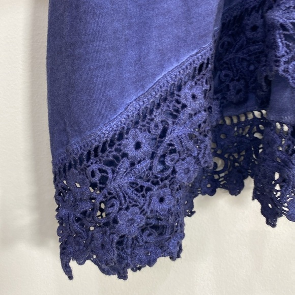 Indigo Threads Boho Washed Babydoll Blouse - Picture 4 of 11